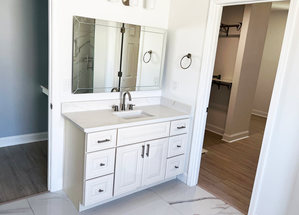 Modern White Shaker Kitchen & Bathrooms